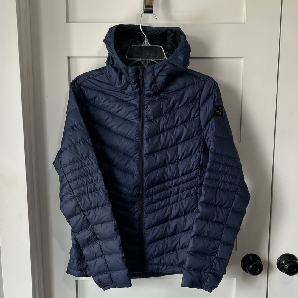 Lole Navy Emeline Recycled Down Packable Jacket